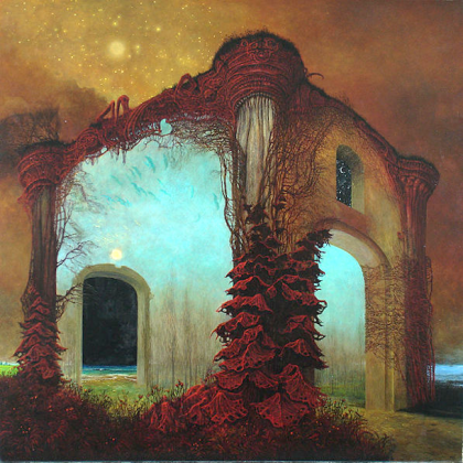 AA78 by Zdzislaw Beksinski (1978).  Creative Commons Attribution.