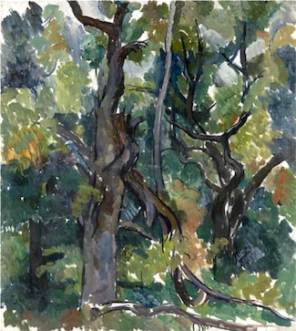 Oak Trees by Pyotr Konchalovsky (1921). 