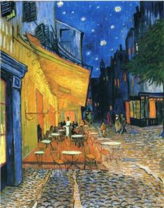 Cafe Terrace, Place du Forum, Arles by Vincent Van Gogh