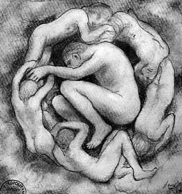 Sketch for Jesus the Son of Man by Kahlil Gibran (1923)