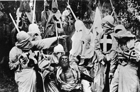 Scenes from Griffith's epic revisionist history. How could anything that portrays the Klan as noble not be a betrayal of history and truth?